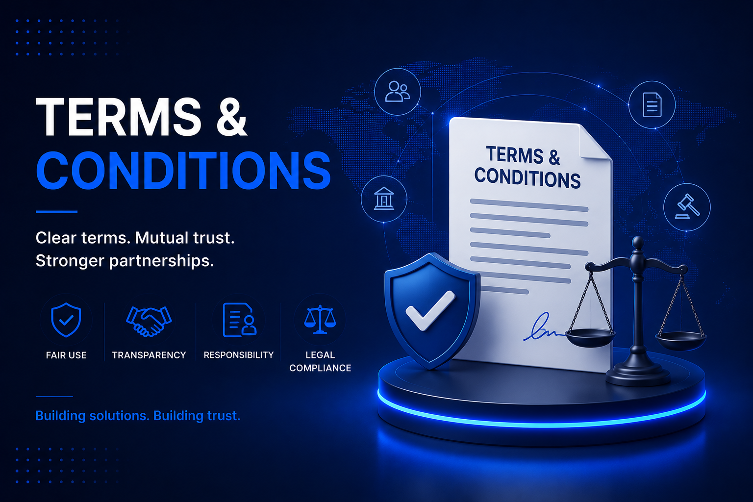 Terms and conditions illustration